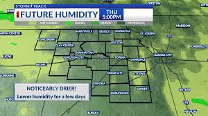 Lower humidity air arrives but a hot weekend still ahead of us