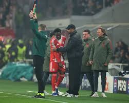 Bayern Munich's Alphonso Davies suffers injury setback against Atalanta
