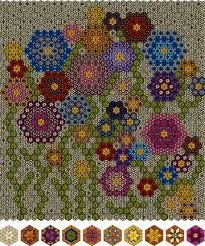 Résultat de recherche d'images pour "grandmothers flower garden quilt"