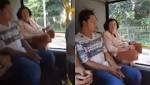 Viral, Nenek Ini Marah-marah saat Ditegur Duduk Jongkok di Kursi Bus TransJakarta, Lihat Videonya