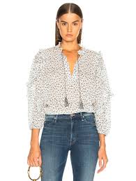 Ulla Johnson Lillian Top in Porcelain | FWRD