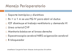 Soporte inotropico y ventilatorio