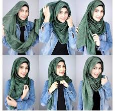Image result for tutorial hijab