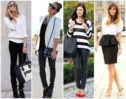 Image result for look preto e branco