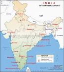 Map of Airports in India : Sorted by State with City Name