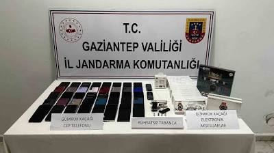 Gaziantep'te 2 milyon TL değerinde kaçak telefon ele geçirildi İhlas Haber Ajansı