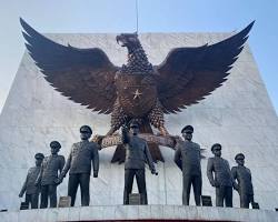 Image of Ir. Soekarno delivering his speech on Pancasila