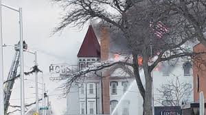 Historic UP hotel damaged in large fire