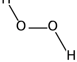 Hình ảnh về Hydrogen peroxide molecular structure