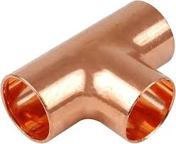 Amazon.com: PLUMBQ Copper Tee, Copper Pipe Fittings, Safety ...