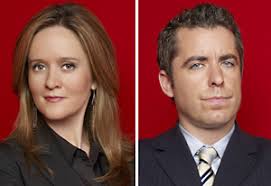 Following in the footsteps of former Daily Show correspondents Steve Carell, Rob Corddry and Steven Colbert, married couple Jason Jones and Samantha Bee ... - 081014Bee-Jones