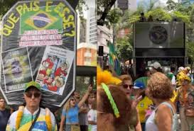 Enquanto escola no Rio exalta Lula, bloco em Belo Horizonte reza por Bolsonaro