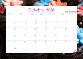 Résultat de recherche d'images pour "calendrier octobre 2016"