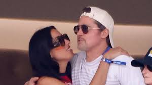Brad Pitt and girlfriend Ines de Ramon pack on the PDA at FIFA date