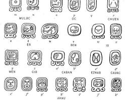 Gambar Maya Hieroglyphs