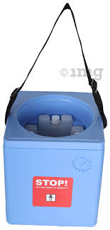 Fairbizps Vaccine Carrier Box 1.67L Capacity with 4 Ice Pack ...