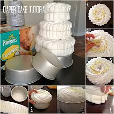 Image result for how to make diaper cake