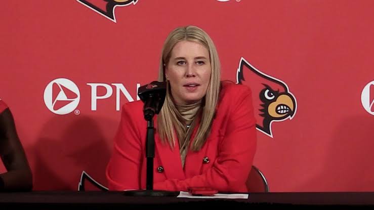 Louisville volleyball coach Dani Busboom Kelly talks about loss to Pitt