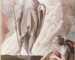 Image of Odyssey Book 11 classical art Odysseus Nekyia underworld Elpenor Teiresias