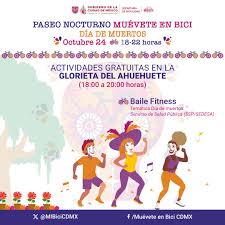 La Ciudad de México lista para el “Paseo Nocturno, Muévete en Bici de Día de Muertos 2026”