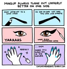 me LOL drawing art funny girls cute fashion Make-up lulz gpoy ... via Relatably.com