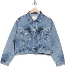 AG Mirah Denim Trucker Jacket in Calico at Nordstrom Rack, Size X-Small Regular - Product from Nordstrom Rack