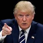 blames protests President Donald Trump