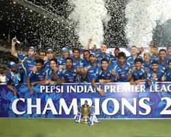 Image of Mumbai Indians IPL 2013 winners