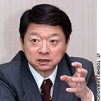 Yoshihiro Katayama, visiting Tokyo, speaks on the importance of reviewing ... - nb20030627a5a-200x200