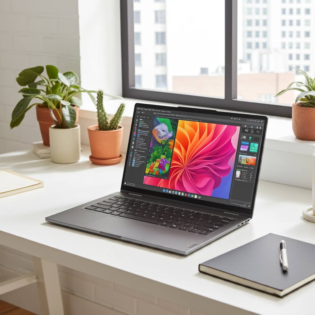 

Lenovo Yoga 7i 2-in-1 14 (Ultra 7-Windows 11 Home-32GB-1TB) Intel® Core™ Ultra 7 155H Processor (E-cores up to 3.80 GHz P-cores up to 4.80 GHz)/Windows 11 Home 64/1 TB SSD M.2 2242 PCIe Gen4 TLC