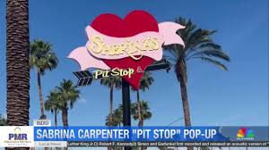 Sabrina Carpenter’s “Pit Stop” Pop-Up Draws Fans Ahead of Coachella Headlining Set