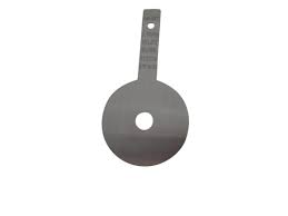 Orifice Plate, 2", 600#, 1/8" Thick SS W/7/8" Bore