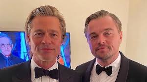 They might look like extras: DiCaprio on Brad Pitt seeing his parents on set