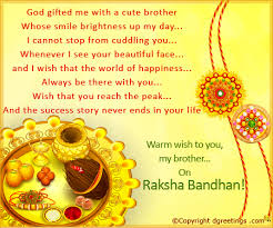 Raksha Bandhan Messages | Rakhi Messages for Brother | Rakhi ... via Relatably.com