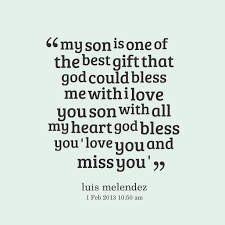Quotes from Lucy Santiago: my son is one of the best gift that god ... via Relatably.com