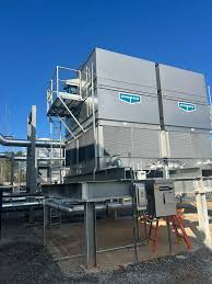 New Evapco cooling towers with catwalks for easier maintenance