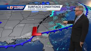 Cooler Air and Storm Track in North Carolina