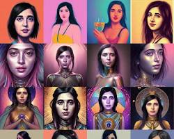 Gambar Lensa AI avatar