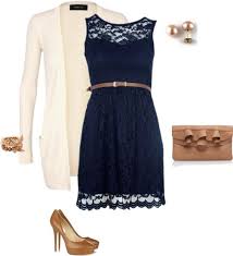 Image result for blue dress outfit ideas