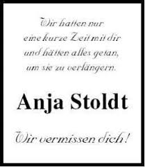 Anja Stoldt-Wir vermissen dich | Nordkurier Anzeigen