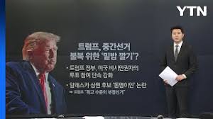 미 중간선거 D-4...트럼프, 벌써 선거 불복 '밑밥'? [앵커리포트]