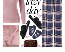 Pajamas lazy day outfit