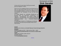 Rechtsanwalt u. Notar Dirk Gereke