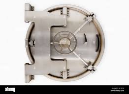 A vault door, cut out Stock Photo - Alamy
