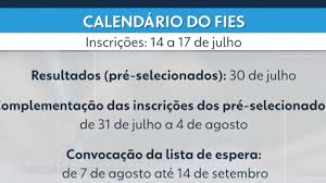 Inscrições para o Fies do segundo semestre começam nesta terça-feira