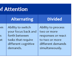 Image of Attention sélective, type d'attention