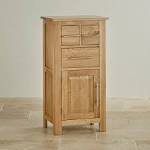 Milan Oak Slatted Storage Unit Dunelm