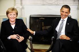 Image result for obama and merkel