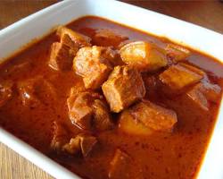 Pork Vindaloo dish