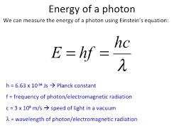 wavelength formula chemistry